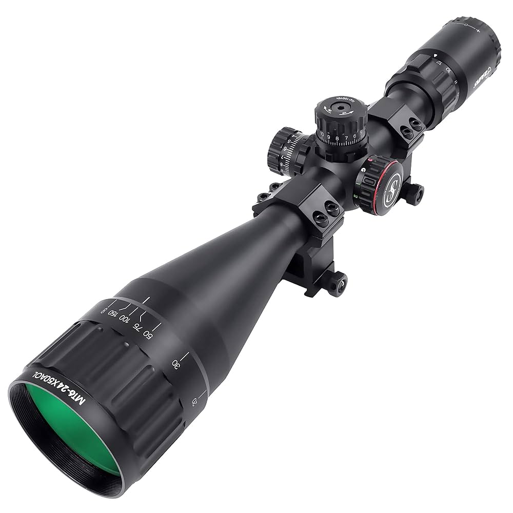 Bestsight製 実銃用スコープ 24倍 6-24x50リング 11mm付属 Bestsight製 実銃用 スコープ 24倍 6-24x50 11mmリング付-直販特典付